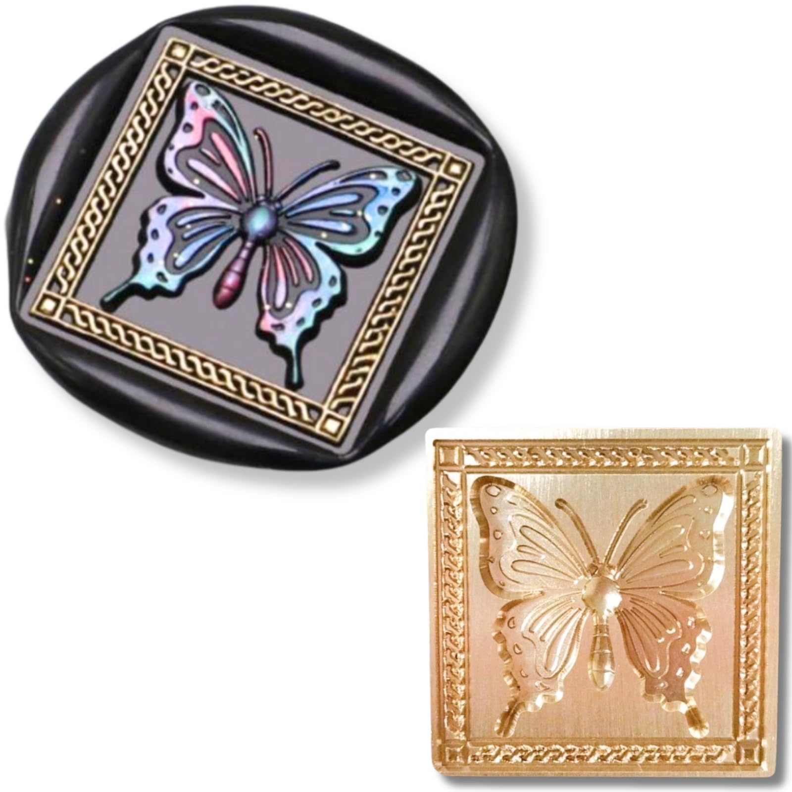 Amazon | シーリングスタンプ ヘッド 蝶の標本シリーズ シーリング